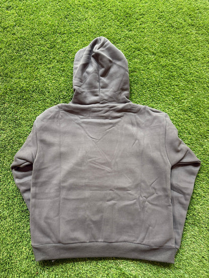 Grey and Green Hoodie